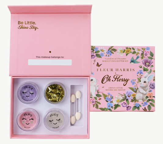Oh Flossy x Fleur Harris Garden of Dreams Collection Mini Makeup & Glitter Set