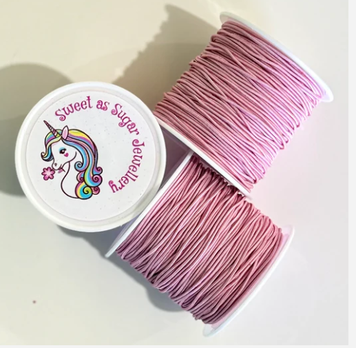 Beading Elastic - Pink