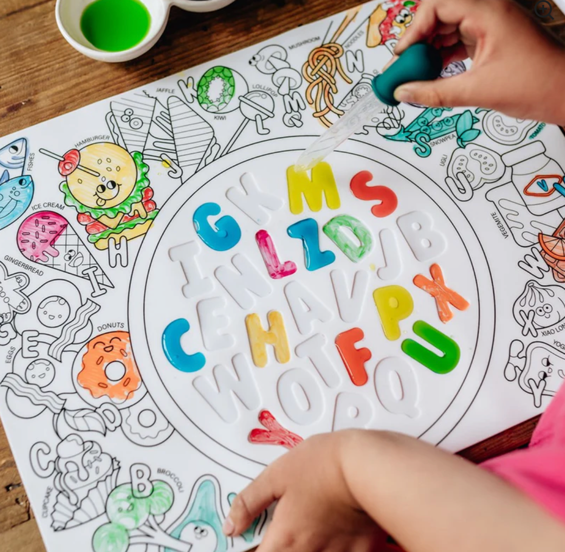 Hey Doodle - Sensory Mat "Alphabet Soup"
