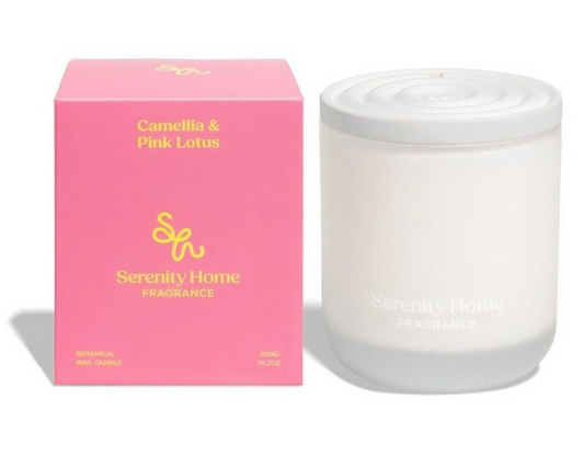 Serenity Signature - Camillia & Pink Lotus 300g candle