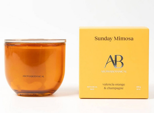 Sunday Mimosa 400g Candle (Valencia Orange & Champagne)