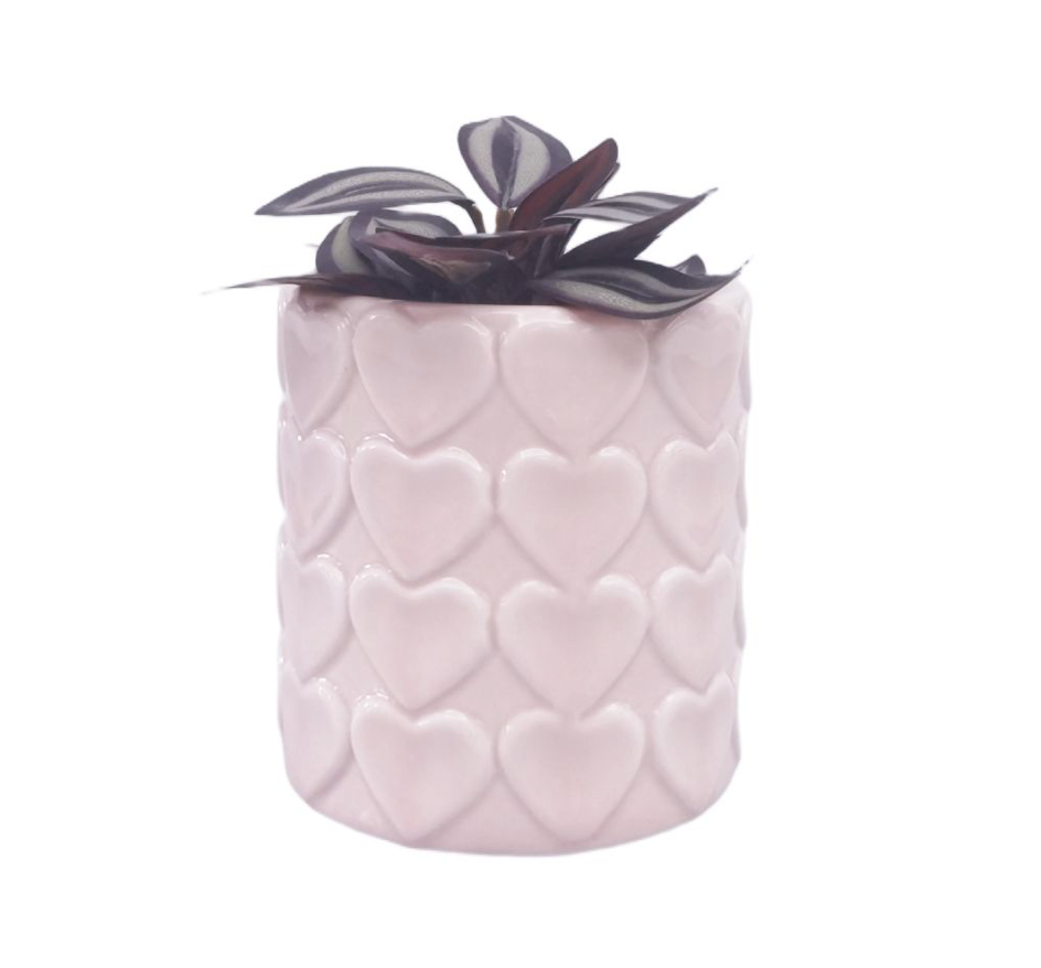 Heart Planter Pink 9cm
