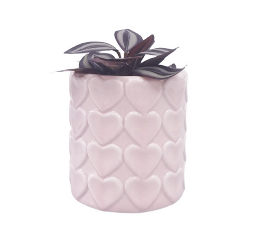 Heart Planter Pink 9cm