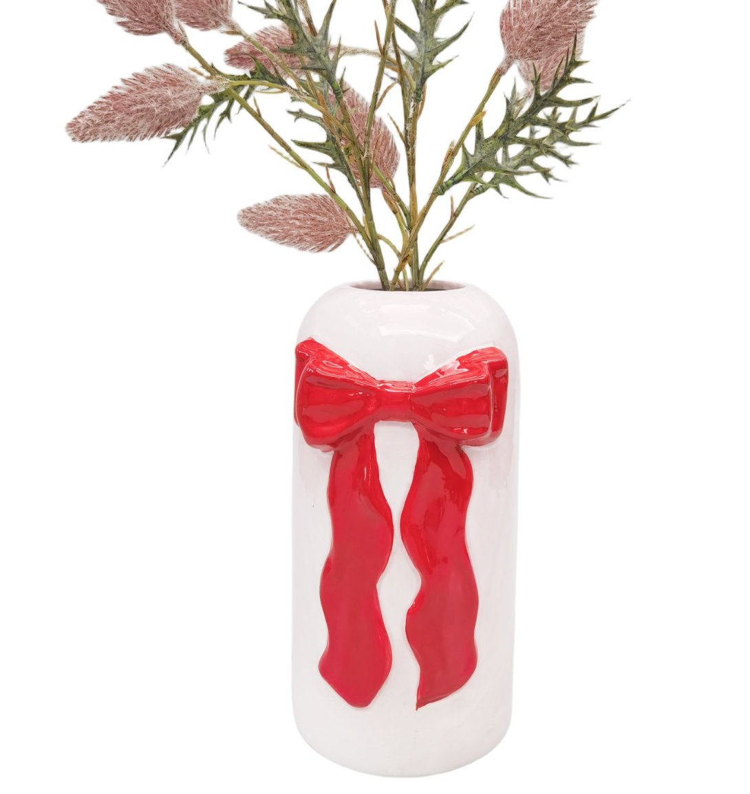 Tall Bow Vase 22cm