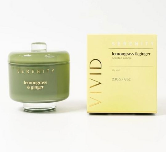 Vivid - Lemongrass & Ginger 230g candle