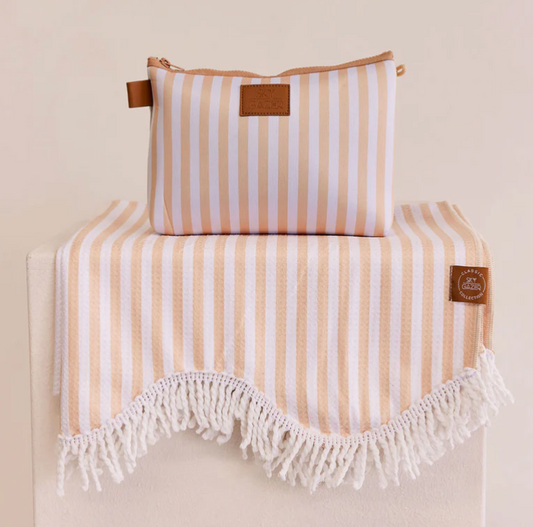 Sky Gazer Classic Beach Sand Free Towel - Fringe edge