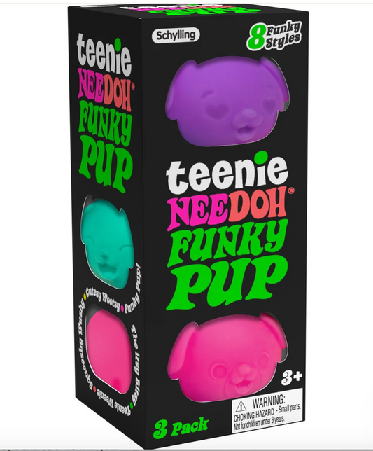 Funky Pups Teenie Nee-Doh (Set of 3) Stress Ball