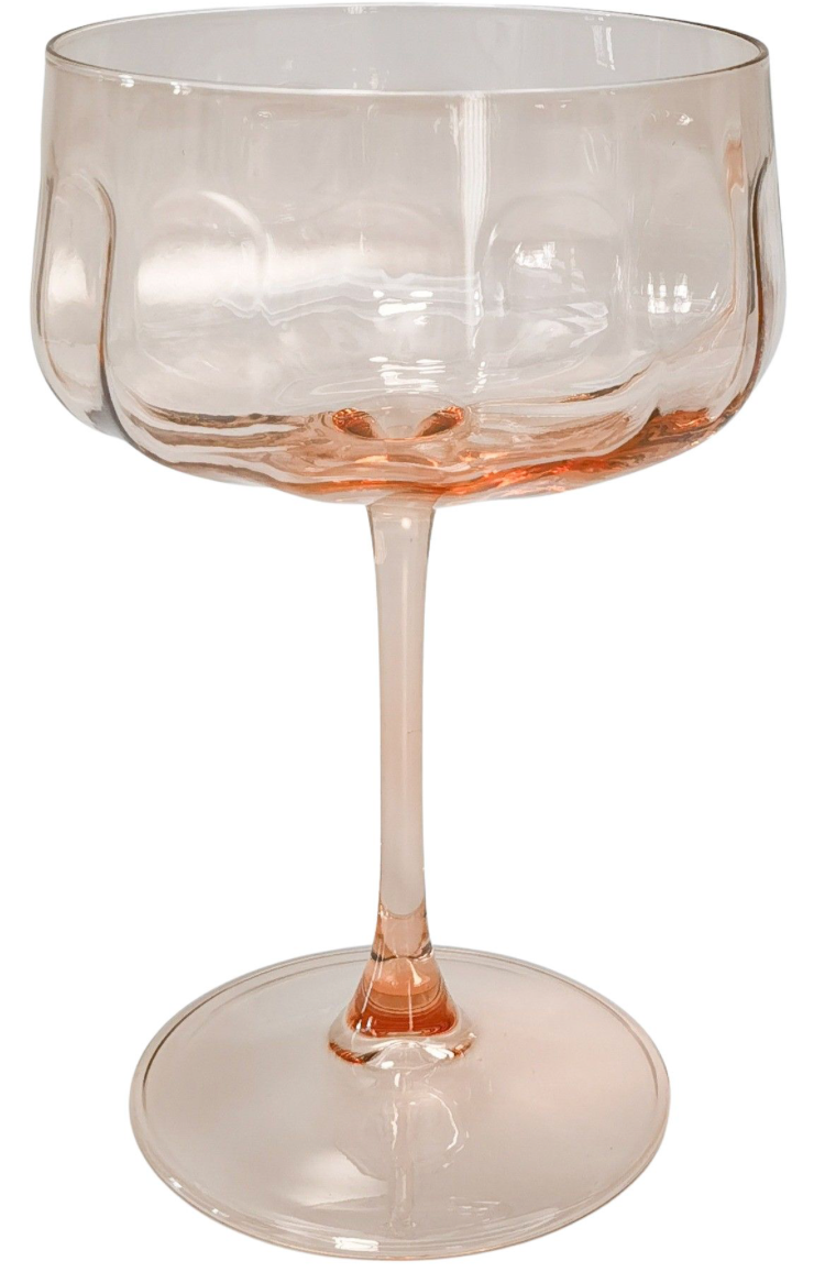 Tillie Coupe Glass (Single Gift boxed assorted colours)