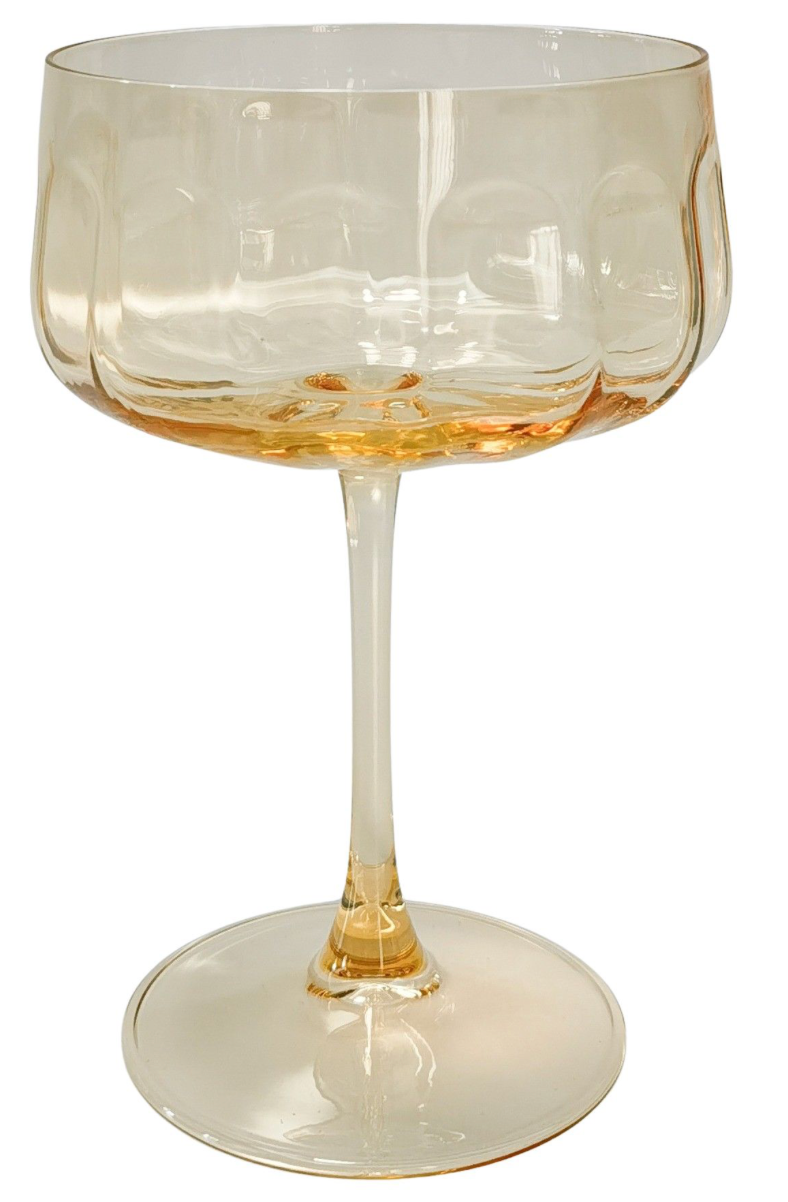 Tillie Coupe Glass (Single Gift boxed assorted colours)
