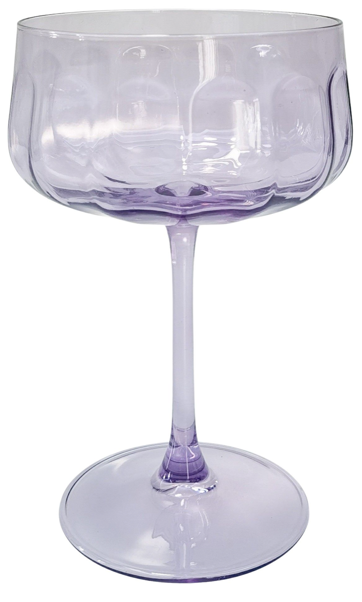 Tillie Coupe Glass (Single Gift boxed assorted colours)