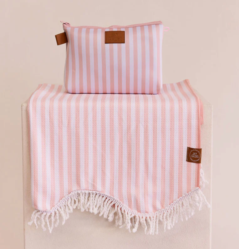 Sky Gazer Classic Beach Sand Free Towel - Fringe edge
