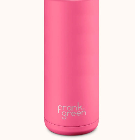 Frank Green - 595ml ceramic drink bottle with straw lid”