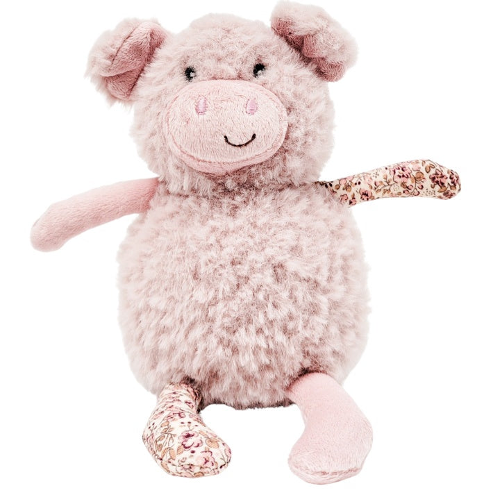Pig Rattle Pink 17cm