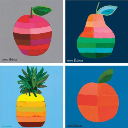 Anna's Fruit Set Coasters (set of 4) - Anna Blatman