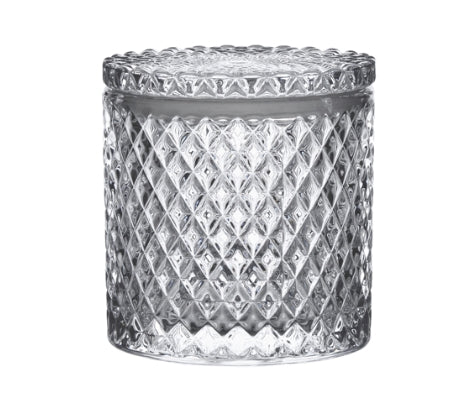 Farrah Clear Glass Spice Jar (Large)