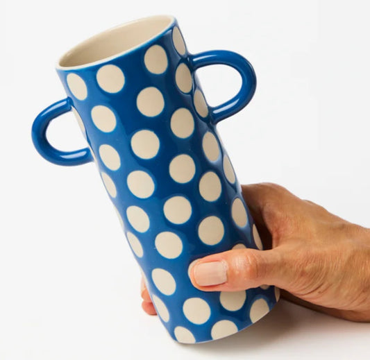Griffe Blue Spot Bud Vase