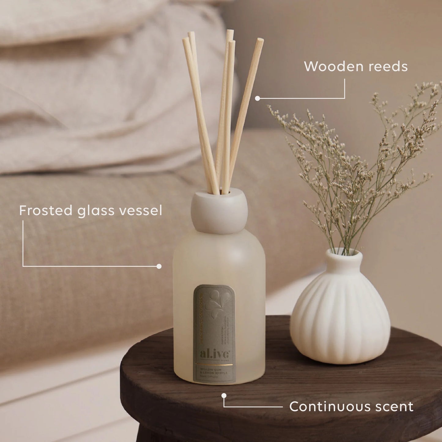Reed Diffuser (Willow Gum & Lemon Myrtle) • 330G