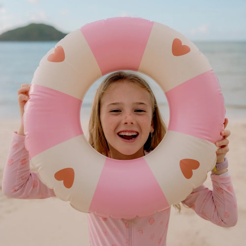 Swim Ring - Cozy Hearts