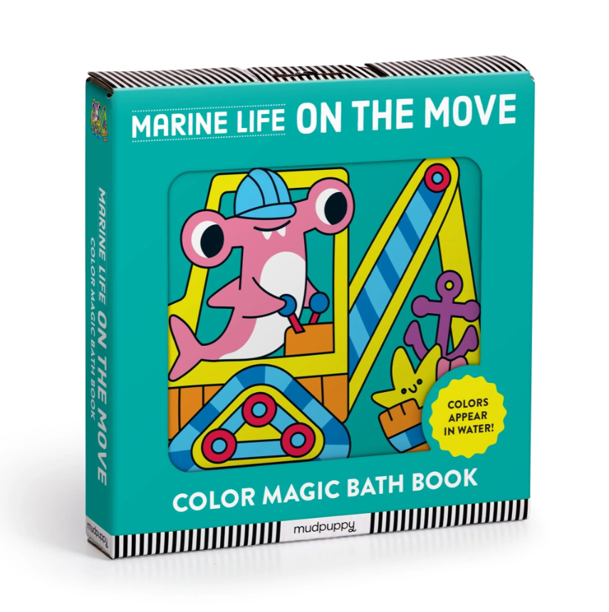 Mudpuppy Magic Bath Book - Marine Life