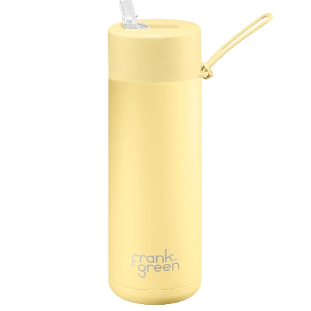 Frank Green - 595ml ceramic drink bottle with straw lid”