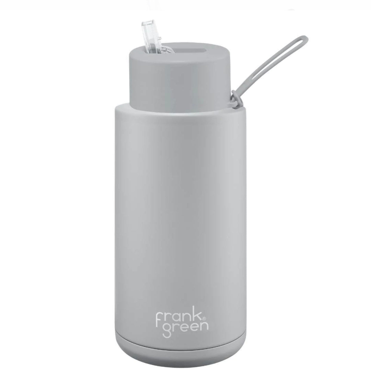 Frank Green - 1 litre ceramic drink bottle with straw lid