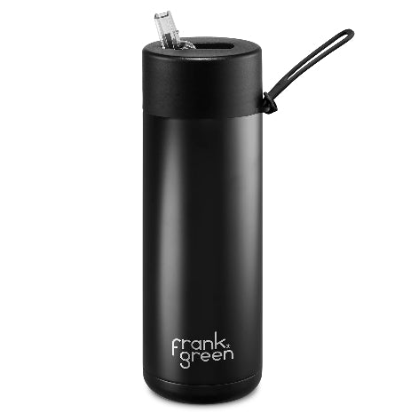 Frank Green - 595ml ceramic drink bottle with straw lid”