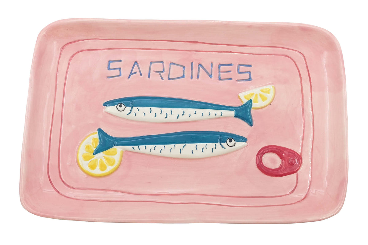 Sardines Platter Pink 29cm