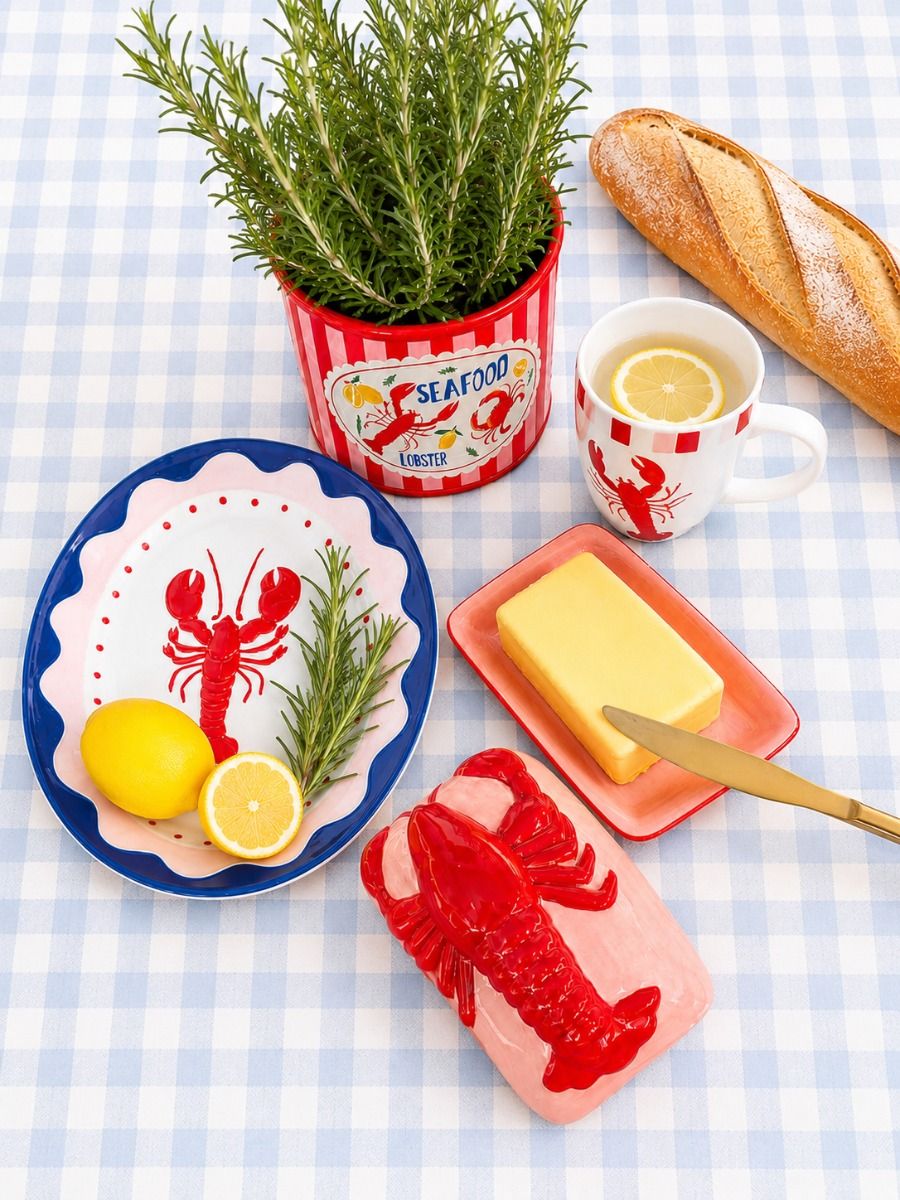 Lobster Plate Red 24cm