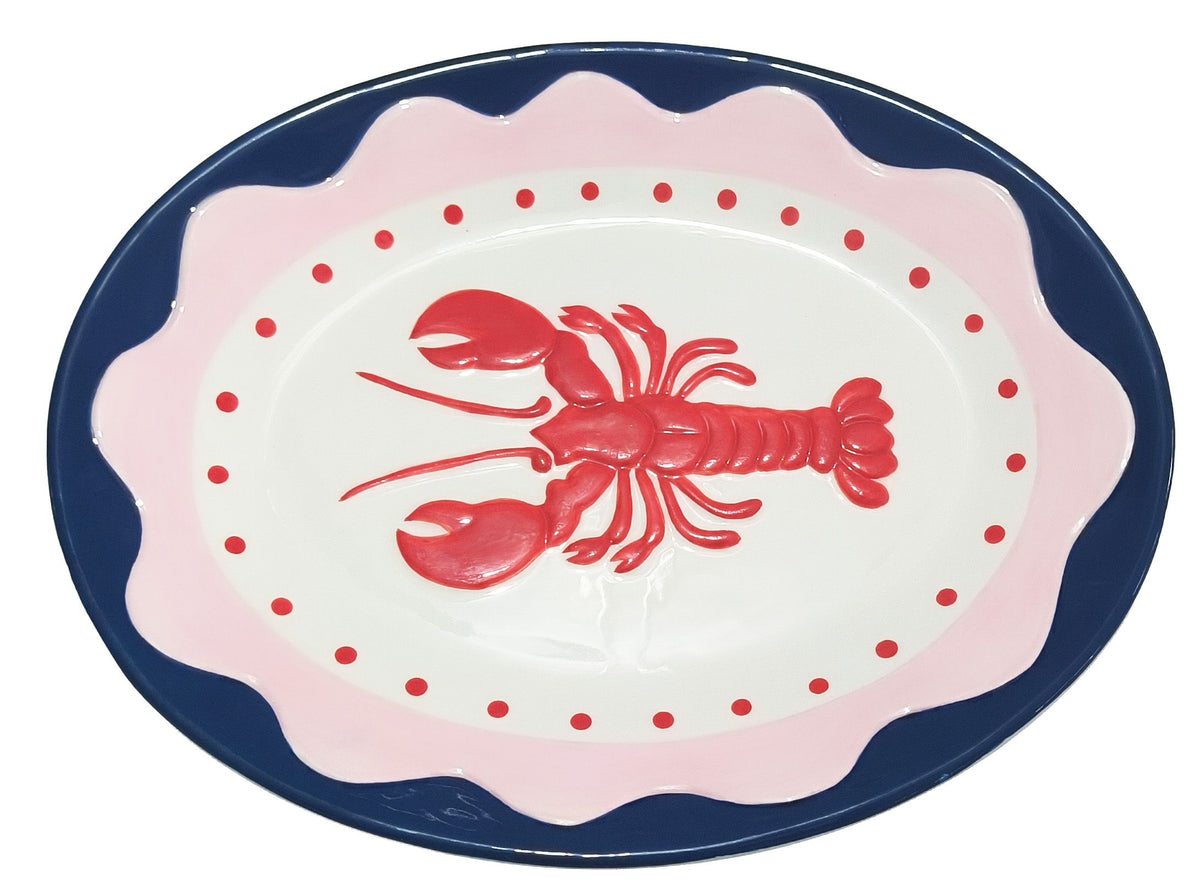 Lobster Plate Red 24cm