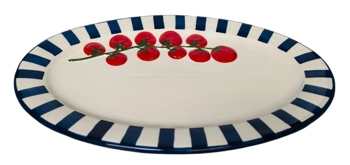 Tomato Platter Blue 40cm