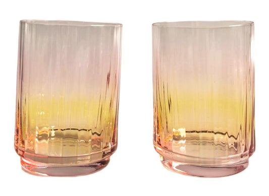 Harper Tumbler Pink 11cm S/2