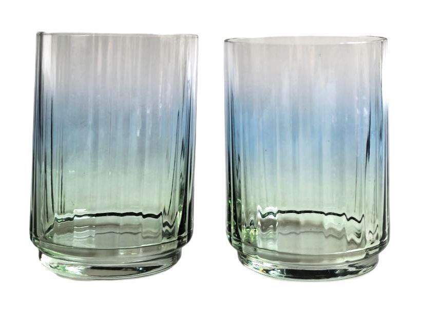 Harper Tumbler Blue 11cm S/2