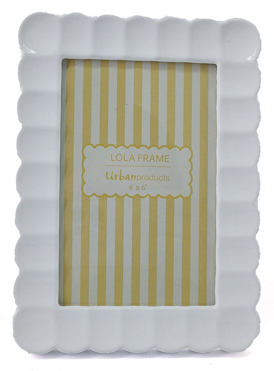 Lola Frame White 4x6
