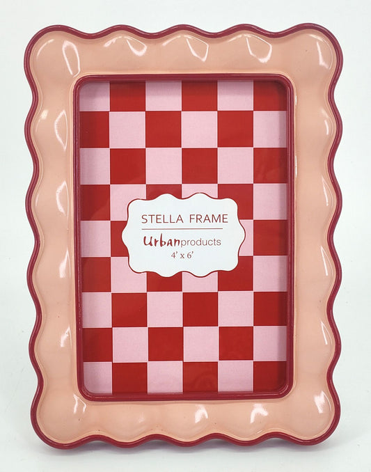 Stella Frame Red & Pink 4x6
