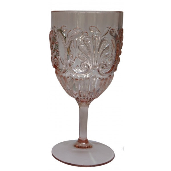 Acrylic Wine Scollop BLUSH