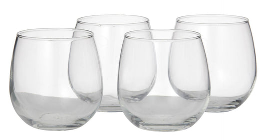 Vina Stemless Wine Glass Set 4