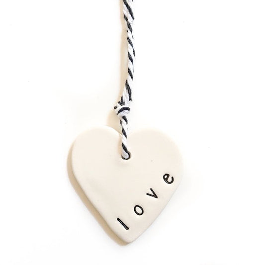 Ceramic Gift Tag - Love