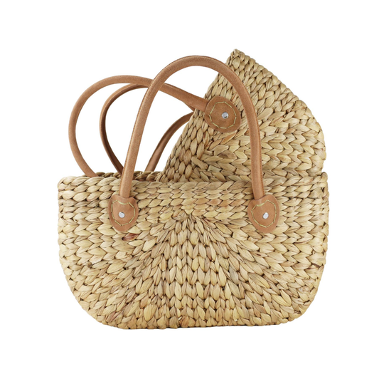 Basket - Suede Handle Harvest