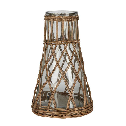 Santorini Rattan Vase Natural