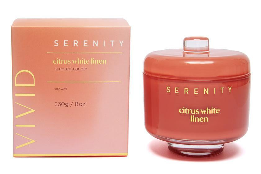 Vivid - Citrus White Linen 230g candle