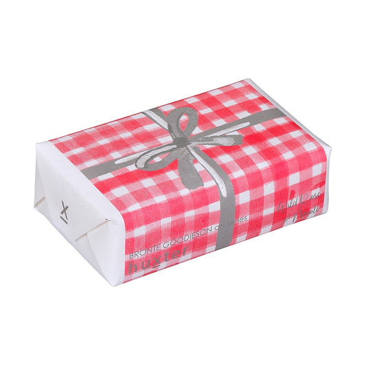 Soap - 'Gingham Gift' - Bright Pink w Grey