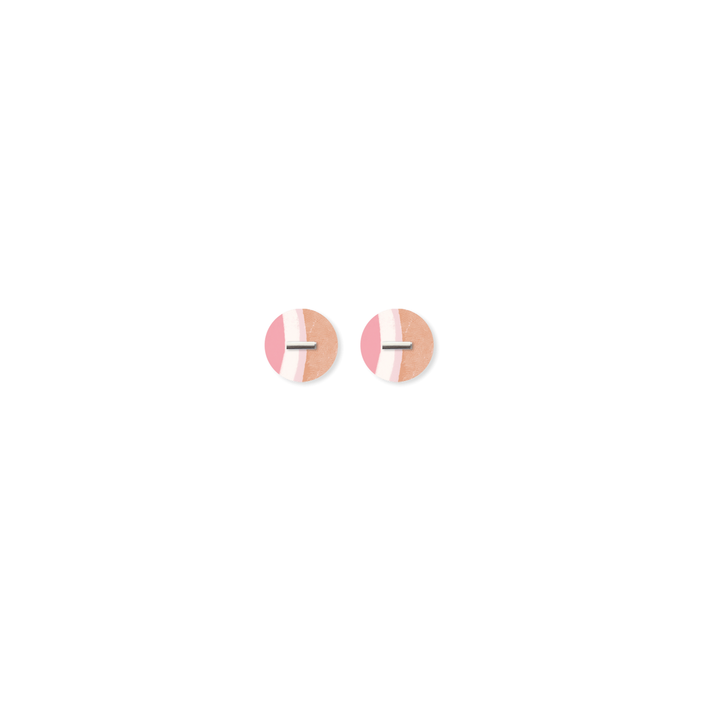Classic Akweke Stories Small Circle Stud Earrings