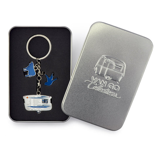 Keyring | Van Go Collections 'Bluey Caravan' Design