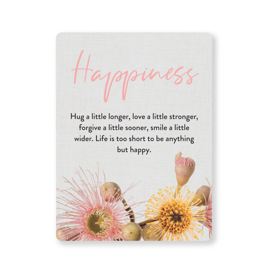 Flourish Happiness Ceramic Magnet