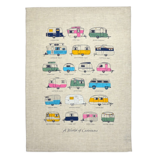 Tea Towel | The Iconic Collection | A World of Caravans