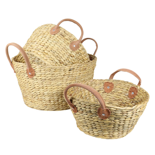 Basket - Round Suede Stash