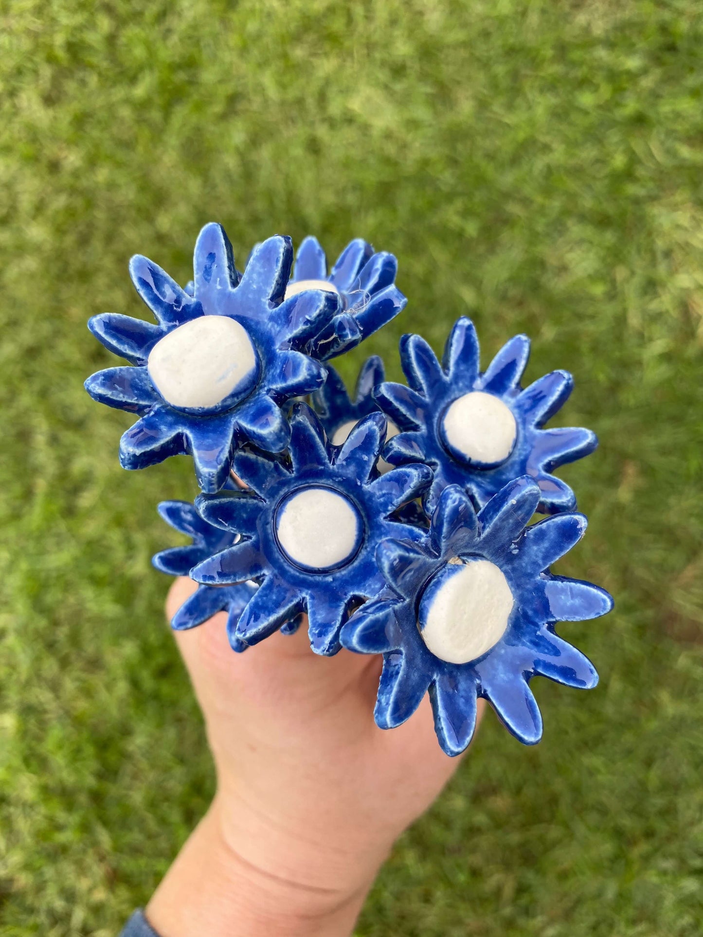 Ceramic Flowers - Petite (Blue)
