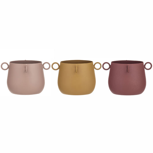 Sedona Pot - 3 Asst Colours (Metal)