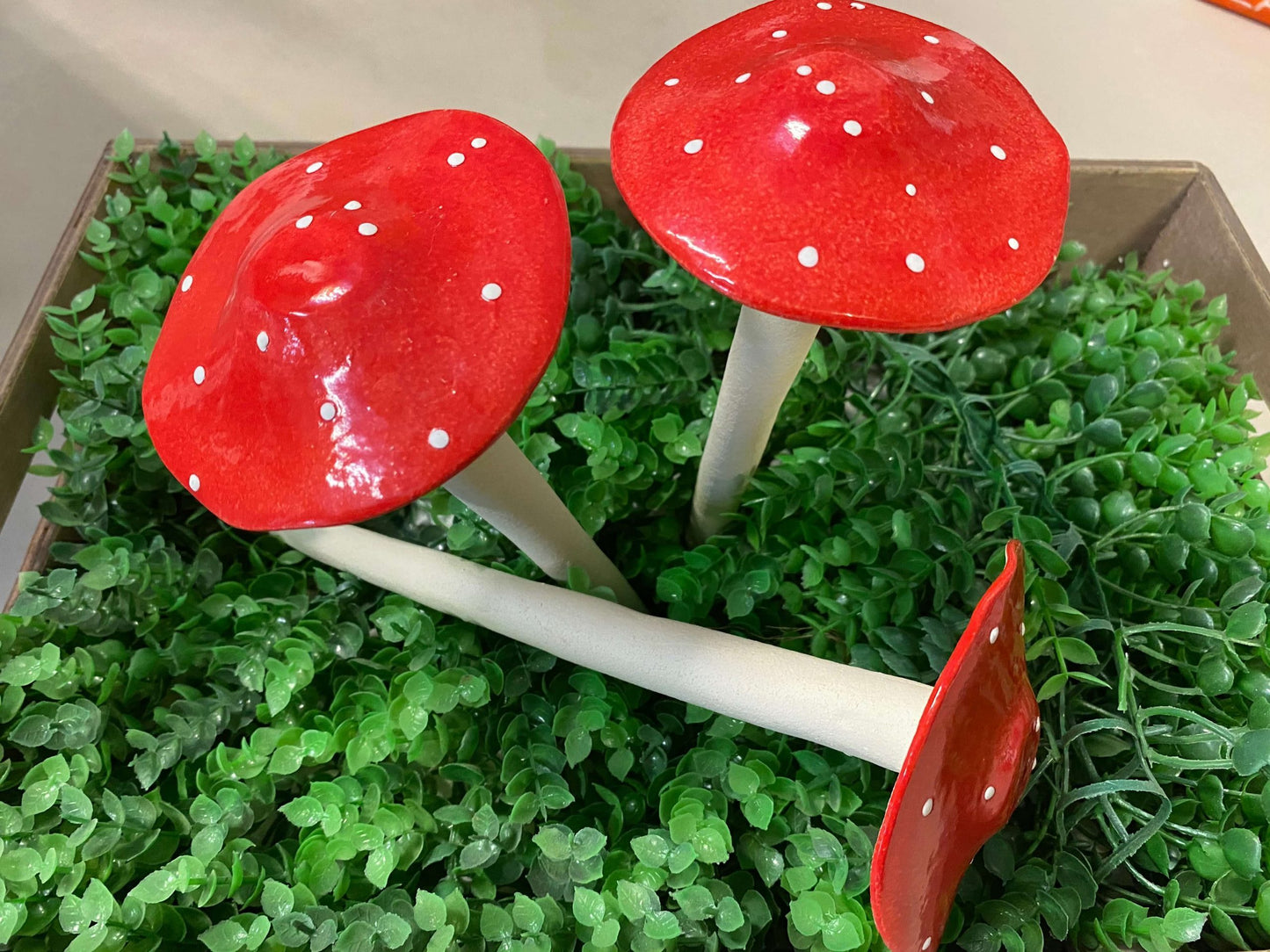Ceramic Mushrooms - Bundle