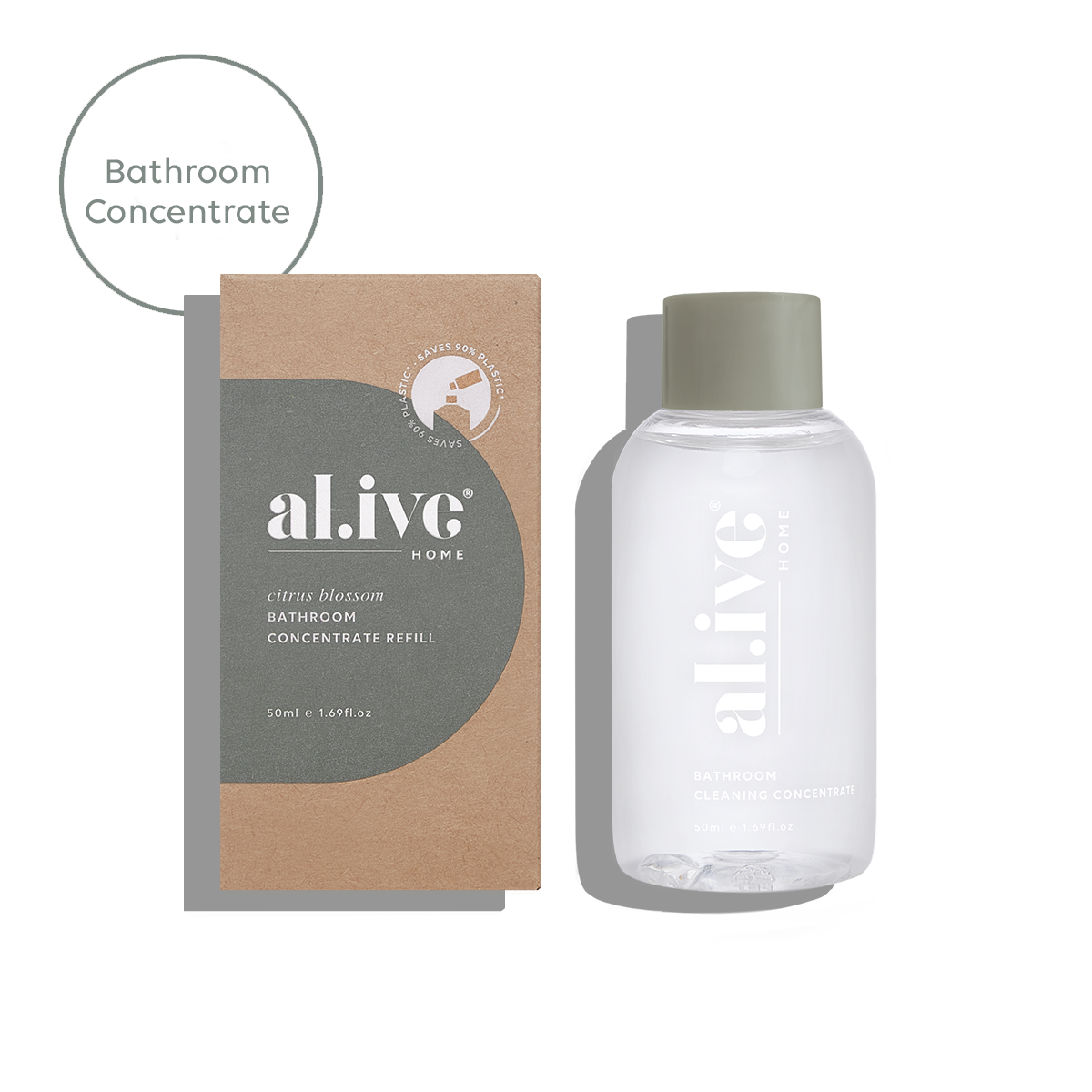 Al.ive Home Cleaning - Bathroom (Citrus Blossom) Refill 50ml conentrate